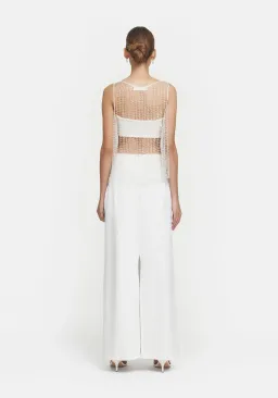 Viktoria & Woods Gravity Top Beaded White/Clear Size M/ AU 10 for rent on The Volte - image 3