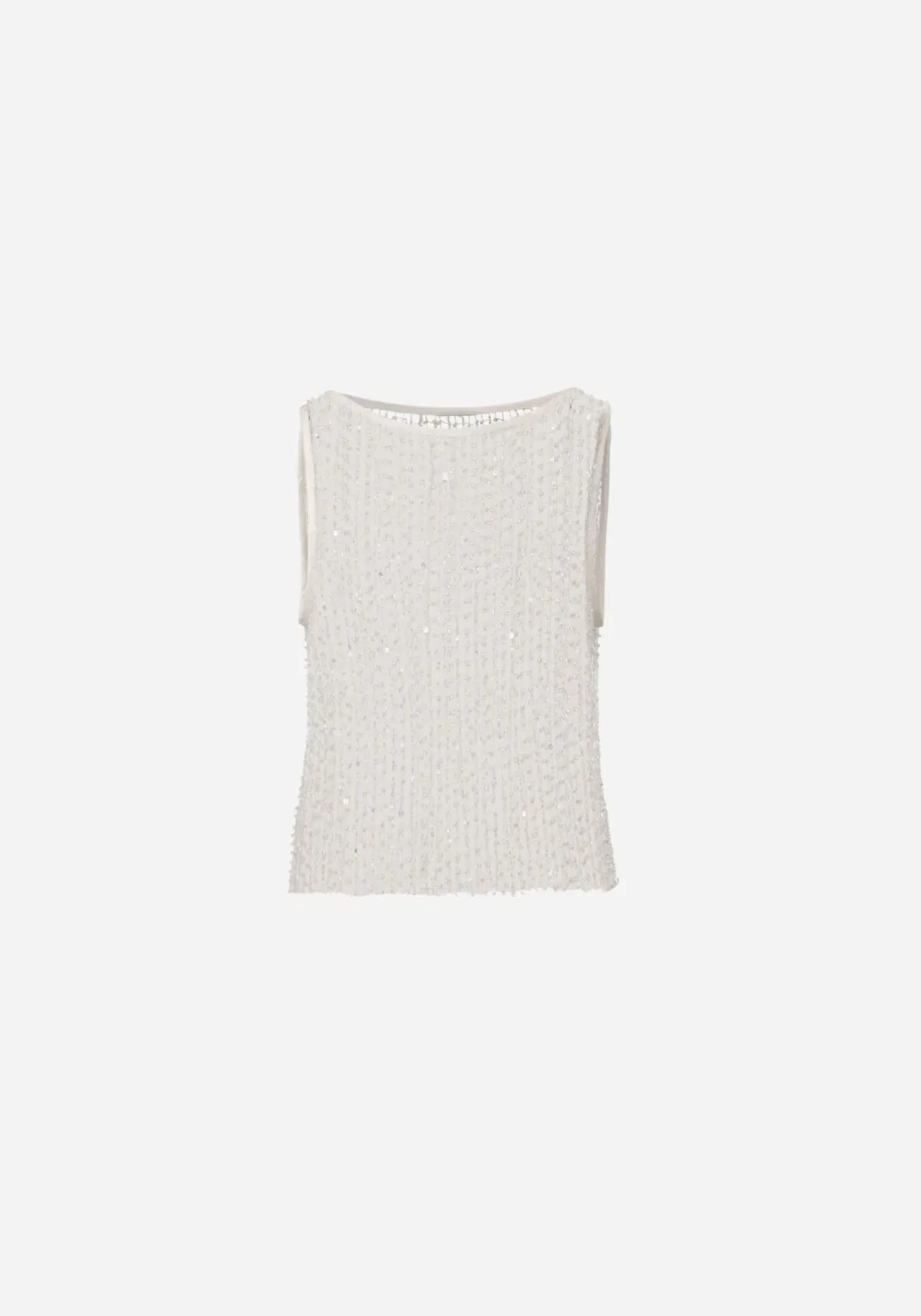 Viktoria & Woods Gravity Top Beaded White/Clear Size M/ AU 10 - Image 4