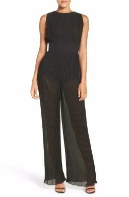 MISHA Larissa Pantsuit Black Size 6/XS for rent on The Volte - image 2
