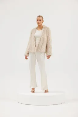 Bubish Valencia Jacket in Oatmeal Size 12 for rent on The Volte - image 1