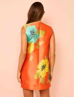 Alemais Piato Mini Dress Orange Size 10 for rent on The Volte - image 2