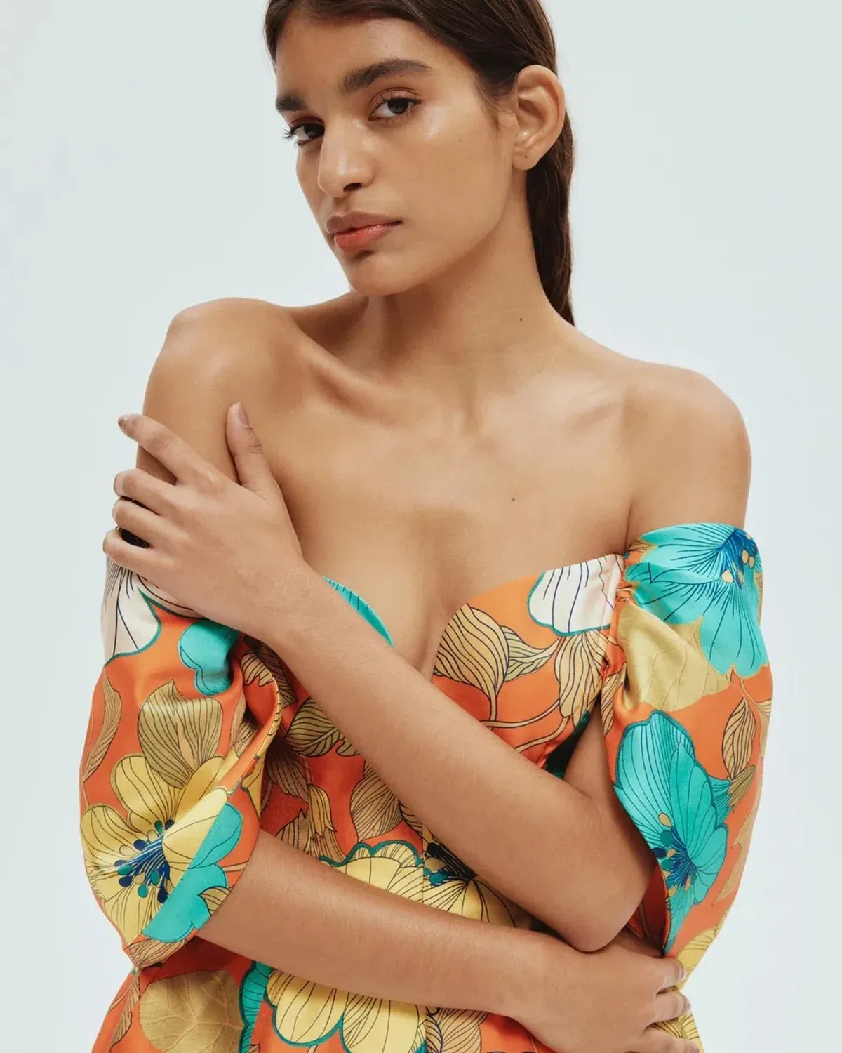 Alemais Piato Sculpt Mini Dress Floral Size 10 - Image 6