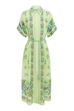 Alemais Velma Shirtdress Green Size 12 for rent on The Volte - image 4