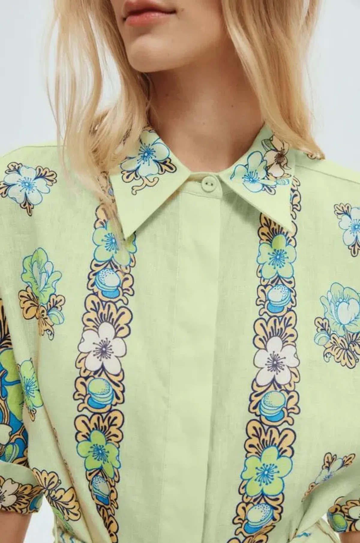 Alemais Velma Shirtdress Green Size 12 - Image 2