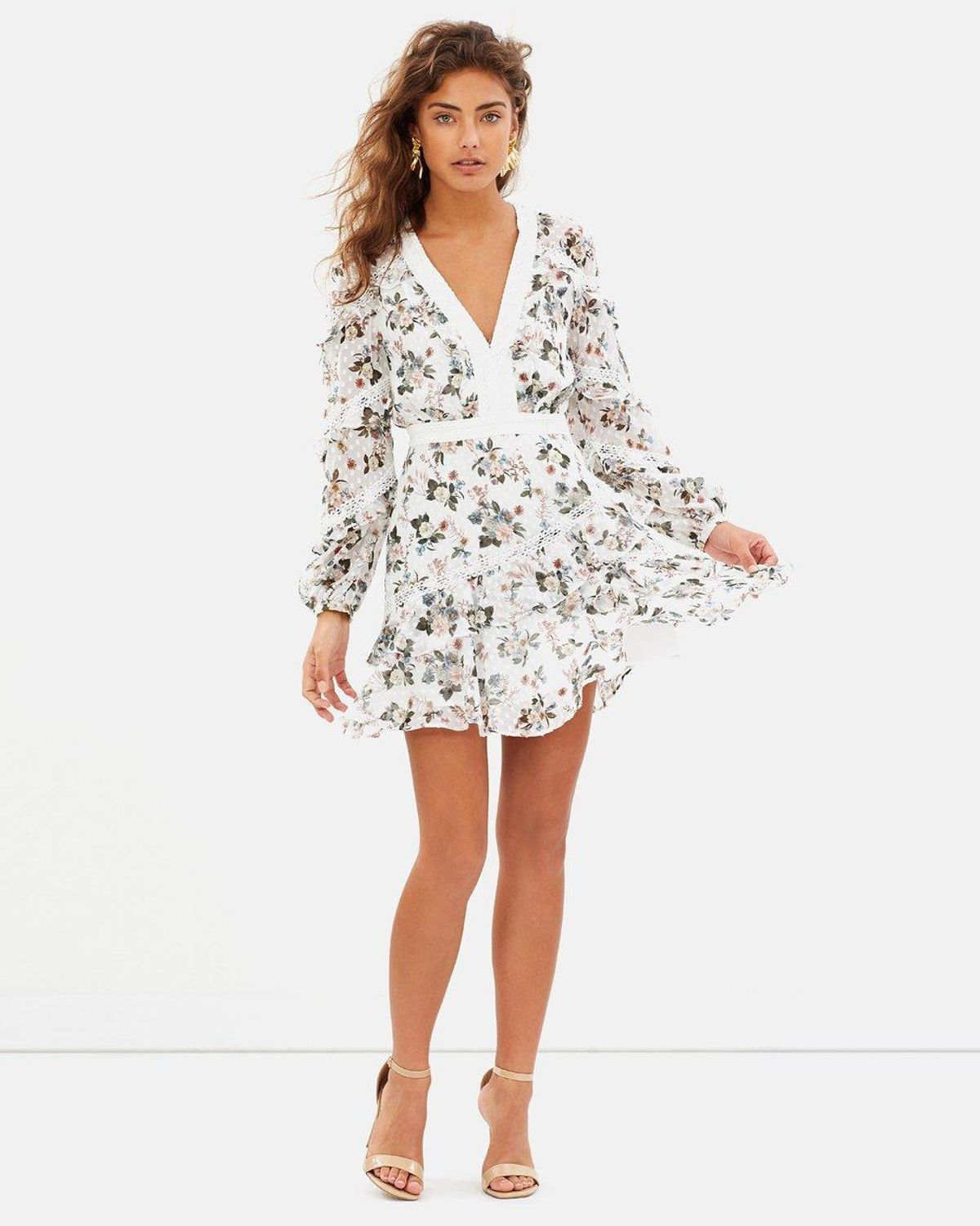 Talulah Reminisce Mini Dress Floral Size 10 - Image 1