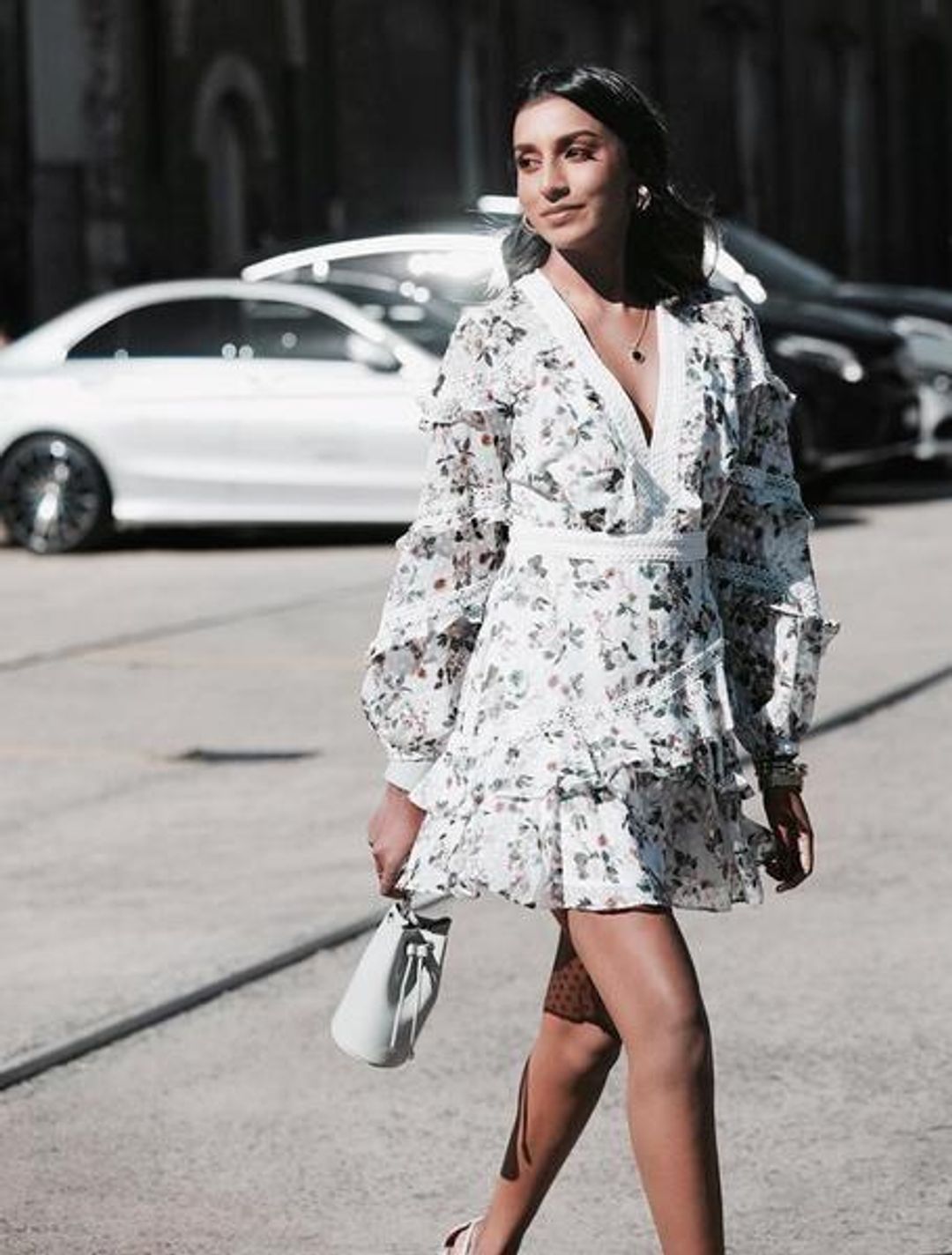 Talulah Reminisce Mini Dress Floral Size 10 for rent on The Volte - main image