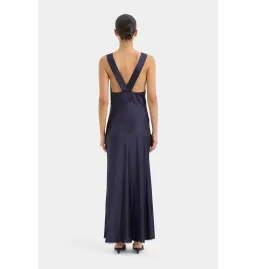 Sir The Label Aries Cut Out Gown in Navy Size 0 / AU 8 for rent on The Volte - image 3