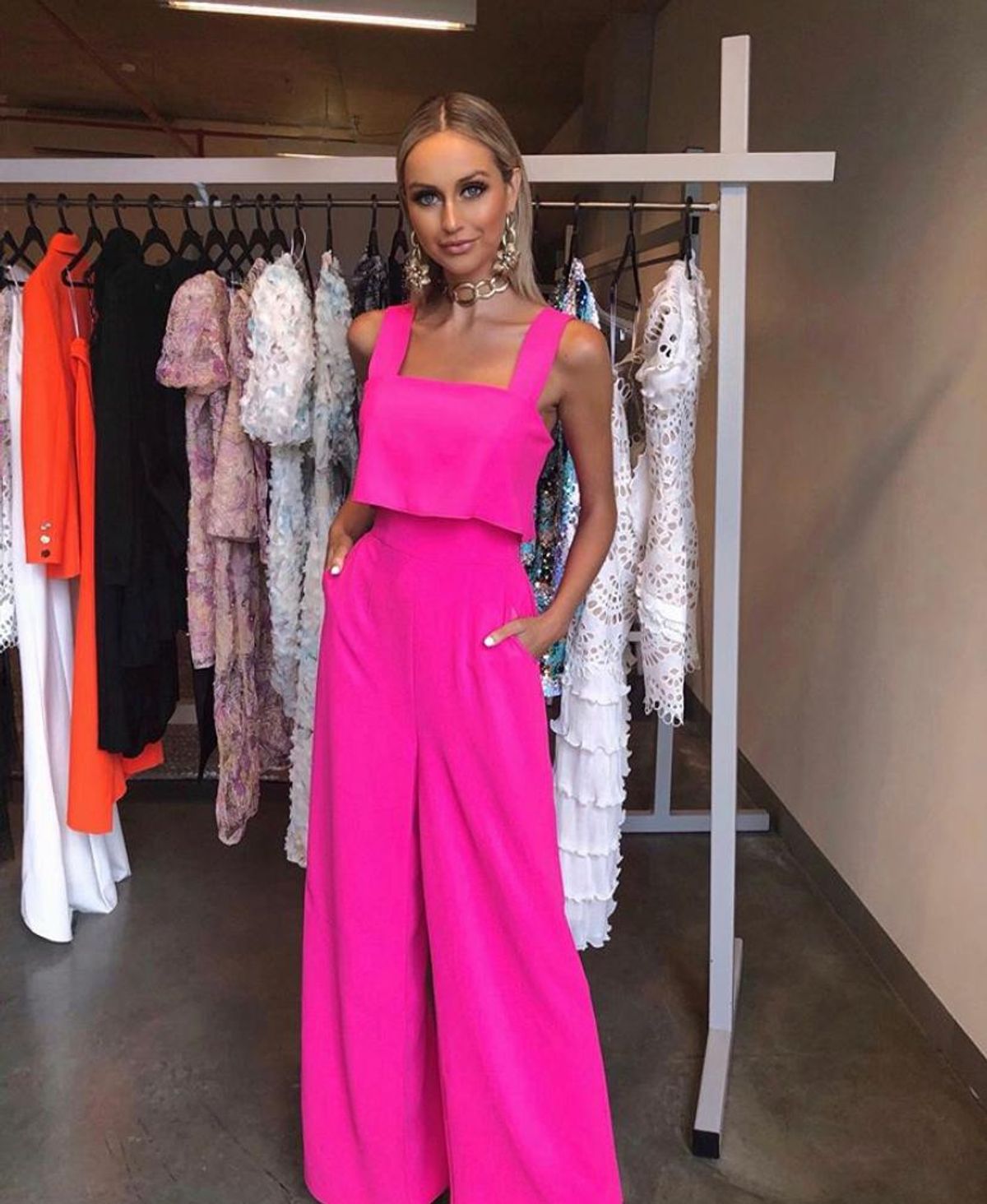 Elliatt “Amora” Jumpsuit - Pink - Size Small (AU 8-10) - Image 1