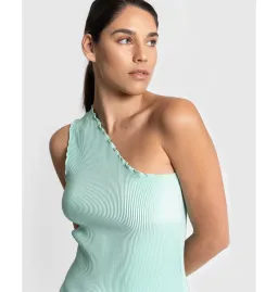 L'Idee Soiree One Shoulder Gown in Spearmint Size S / AU 8 for rent on The Volte - image 2