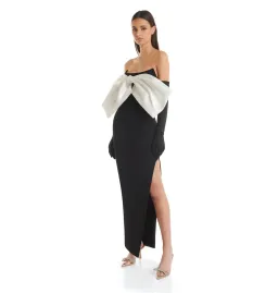 Eliya the Label Sarah Dress in Black/White Size AU 10 for rent on The Volte - image 2