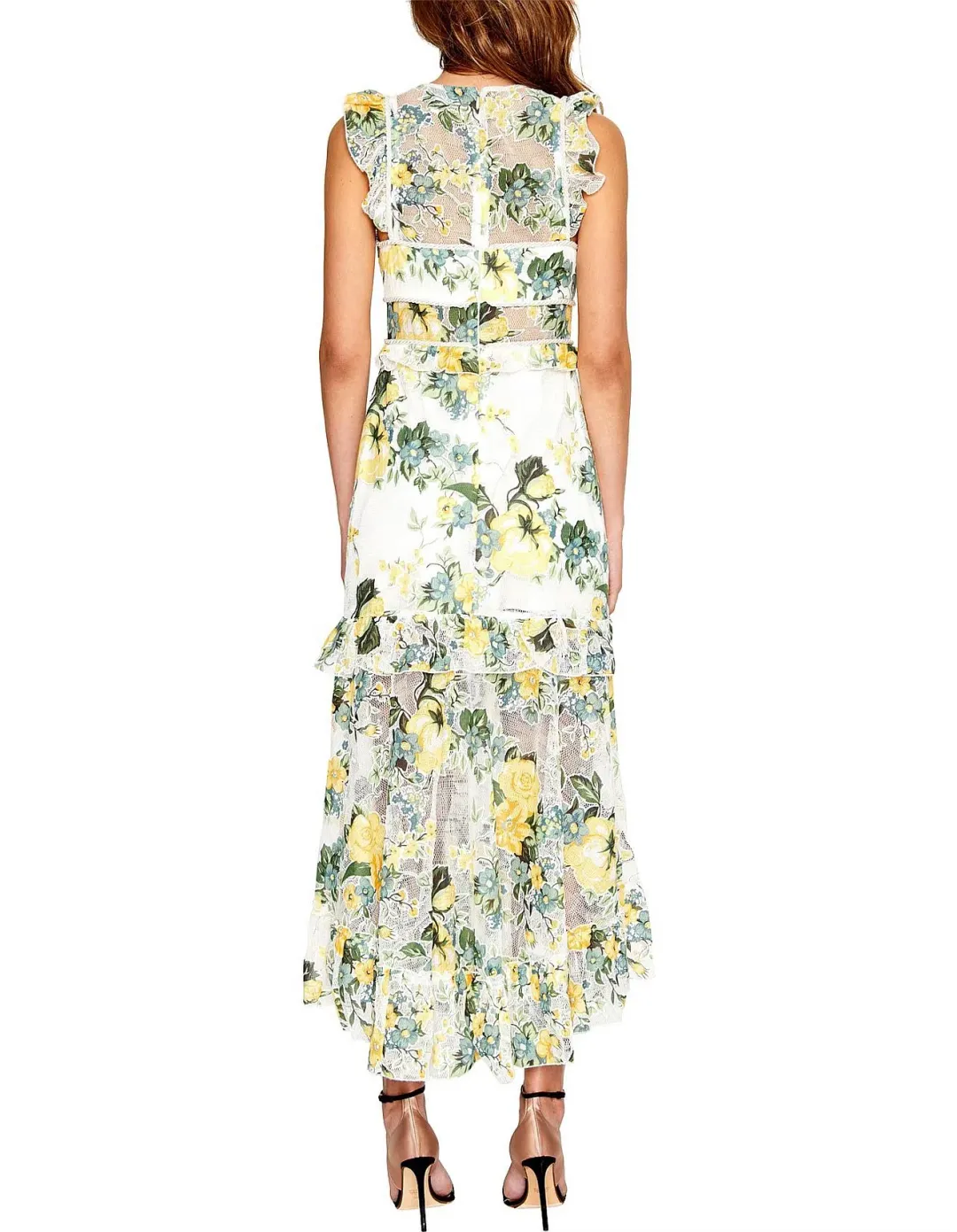 Alice McCall Oh So Lovely Midi Dress Floral Size 10 for rent on The Volte - main image