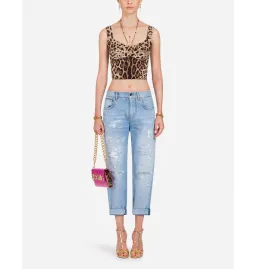 Dolce & Gabbana Cady Bustier Leopard Print Size 40 / AU 8 for rent on The Volte - image 1