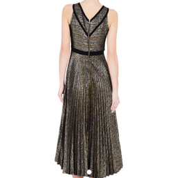 Sass & Bide - Cultural Diffuse Dress - Gold/ Black for rent on The Volte - image 3