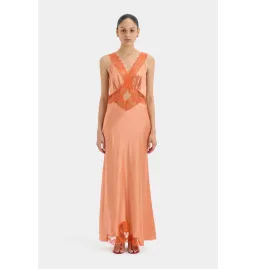 Sir the Label Aries Cut Out Gown in Peach Size AU 8 for rent on The Volte - image 1