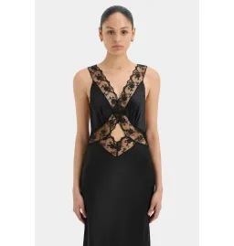 Sir The Label Aries Cut Out Gown In Black Size 1 / AU 8 for rent on The Volte - image 3