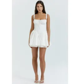House Of CB Pietra Corset Dress in White Size M / AU 10 for rent on The Volte - image 1
