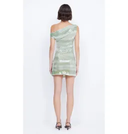 Bec & Bridge Brydie Asym Mini Dress Mint Ombre Size AU 8 for rent on The Volte - image 5