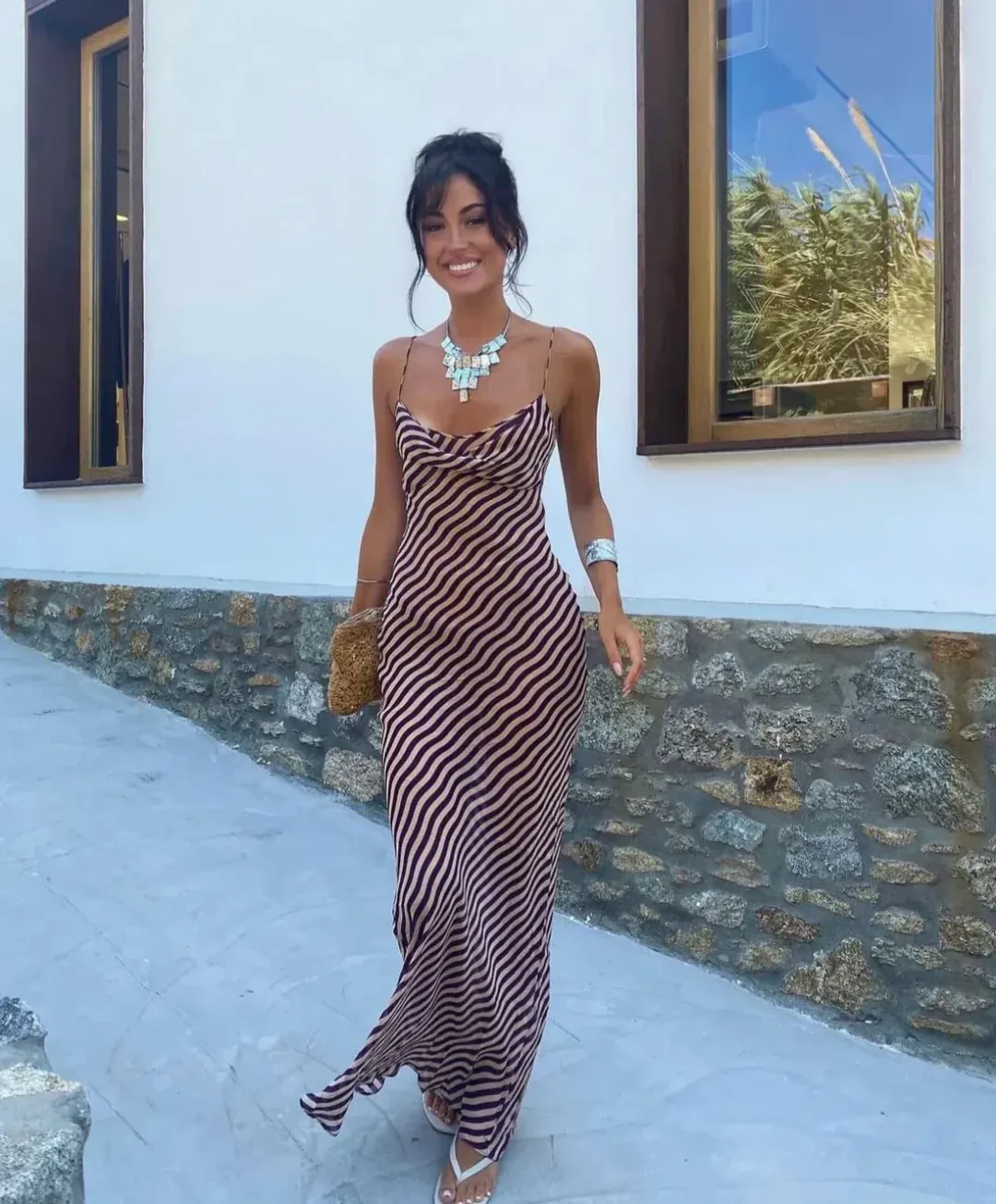 Rat & Boa Assisi Dress Print Size 6 for rent on The Volte - main image