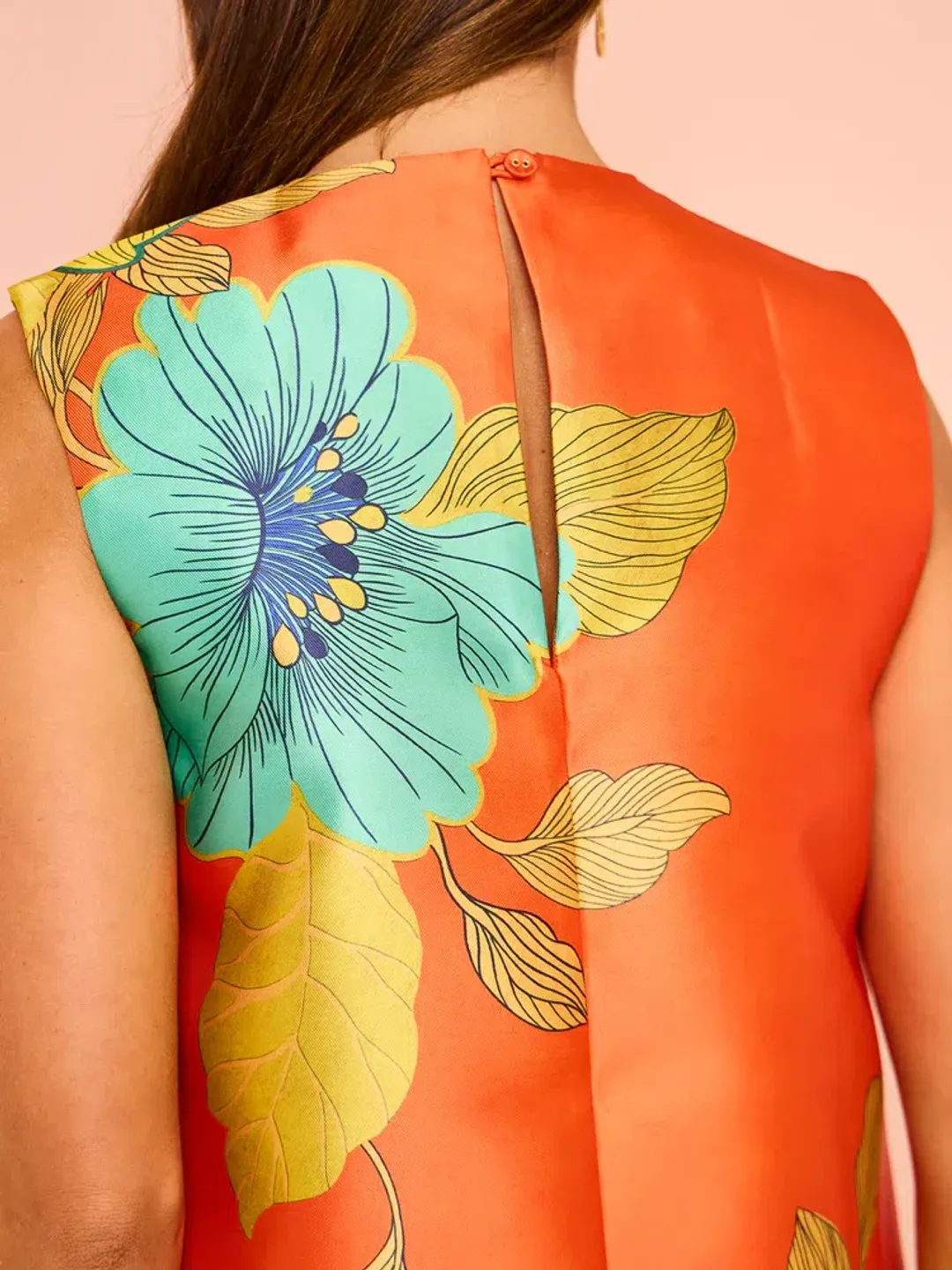 Alemais Piato Mini Dress in Marigold Size 12 for rent on The Volte - main image