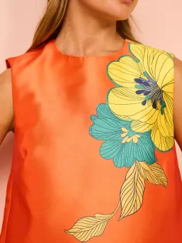 Alemais Piato Mini Dress in Marigold Size 12 for rent on The Volte - image 4