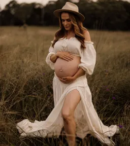 We Are Reclamation There Is Nothing Quite Like You Two Piece Ivory Gown One Size for rent on The Volte - image 1