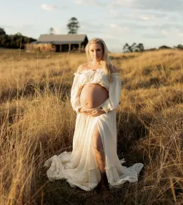 We Are Reclamation There Is Nothing Quite Like You Two Piece Ivory Gown One Size for rent on The Volte - image 4