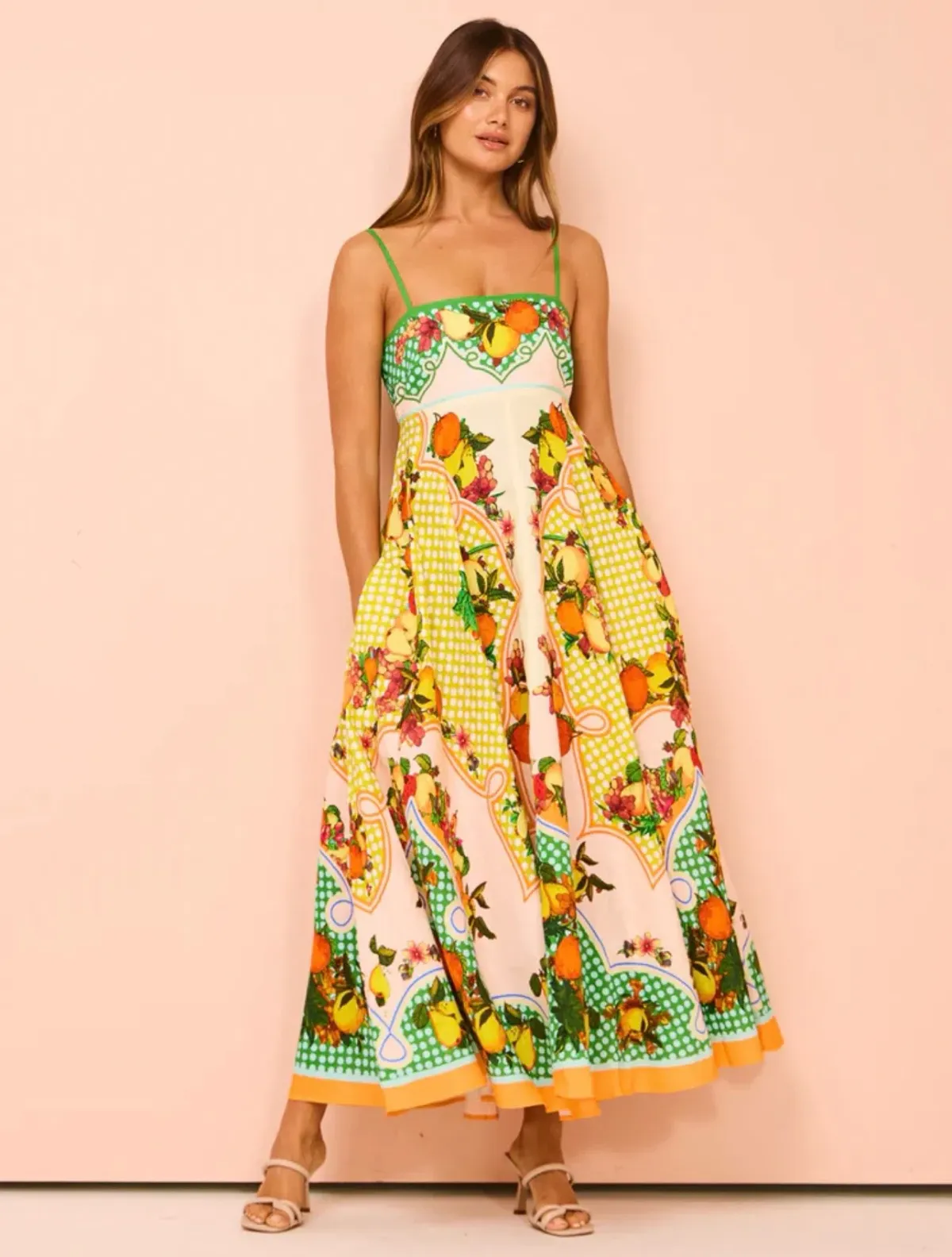 Alemais Lemonis Sundress Multi Size 10 - Image 4