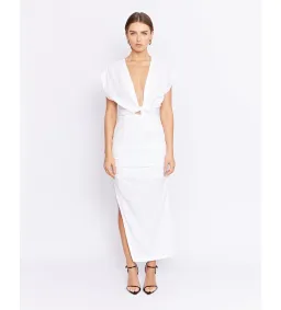 Pfeiffer Clifton Linen Maxi Dress Powder Size 8 for rent on The Volte - image 3