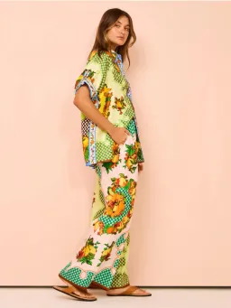 Alemais Lemonis Silk Shirt (Size 6) & pants (Size 8) for rent on The Volte - image 2