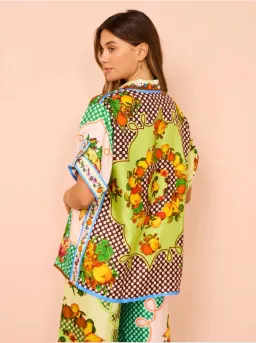 Alemais Lemonis Silk Shirt (Size 6) & pants (Size 8) for rent on The Volte - image 4