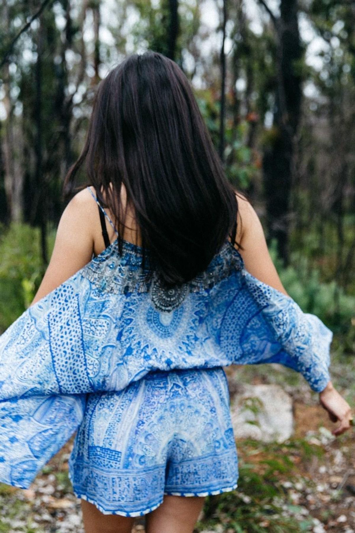 Camilla Bosphorous Drop Shoulder Playsuit Size 8 - Image 7