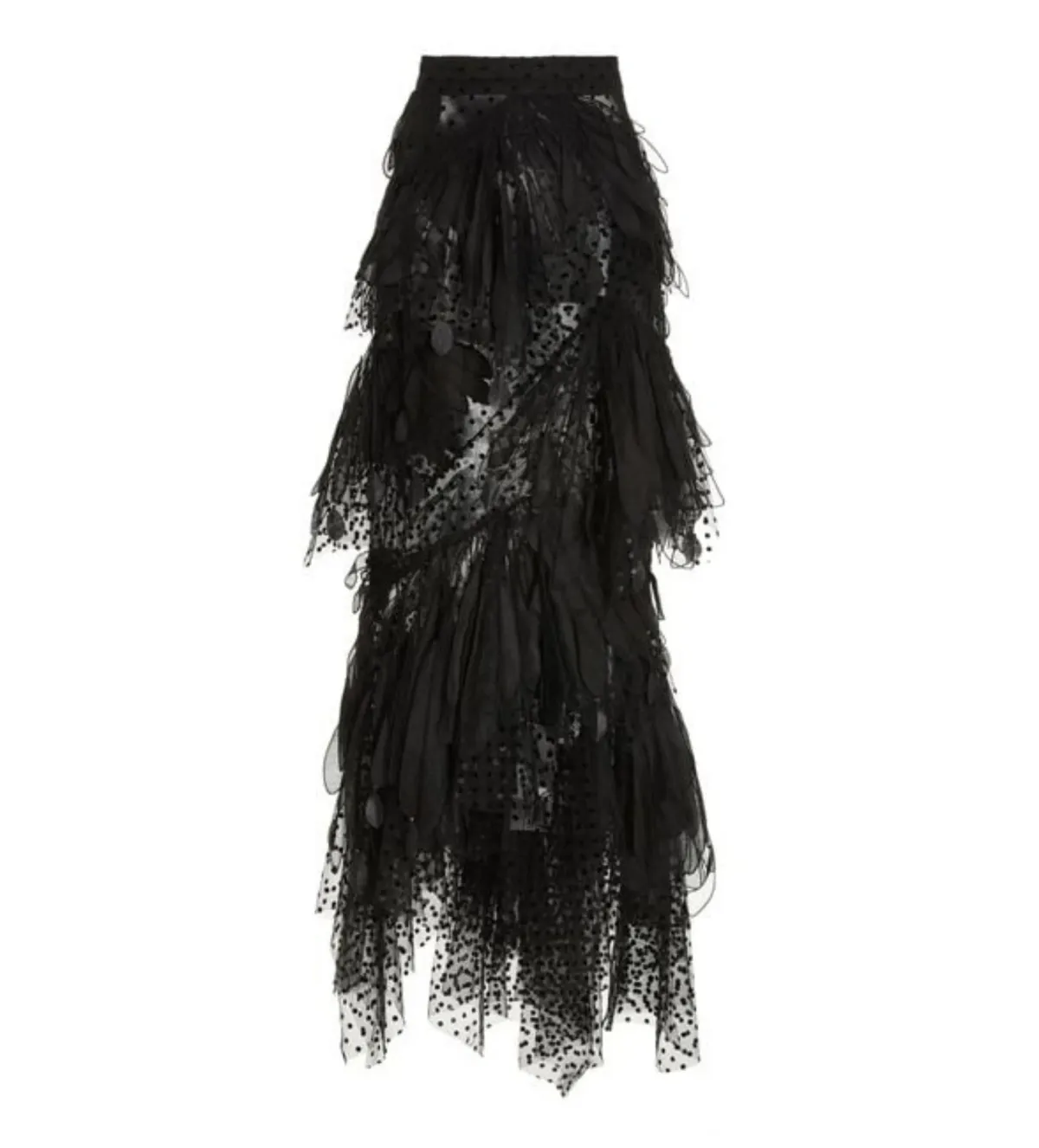 Zimmermann Black Rhythmic Skirt Black Size 0/Au 8 - Image 2