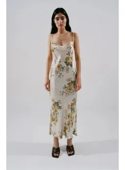 Bec & Bridge Louella Satin Maxi Dress Floral Size AU 6 for rent on The Volte - image 1