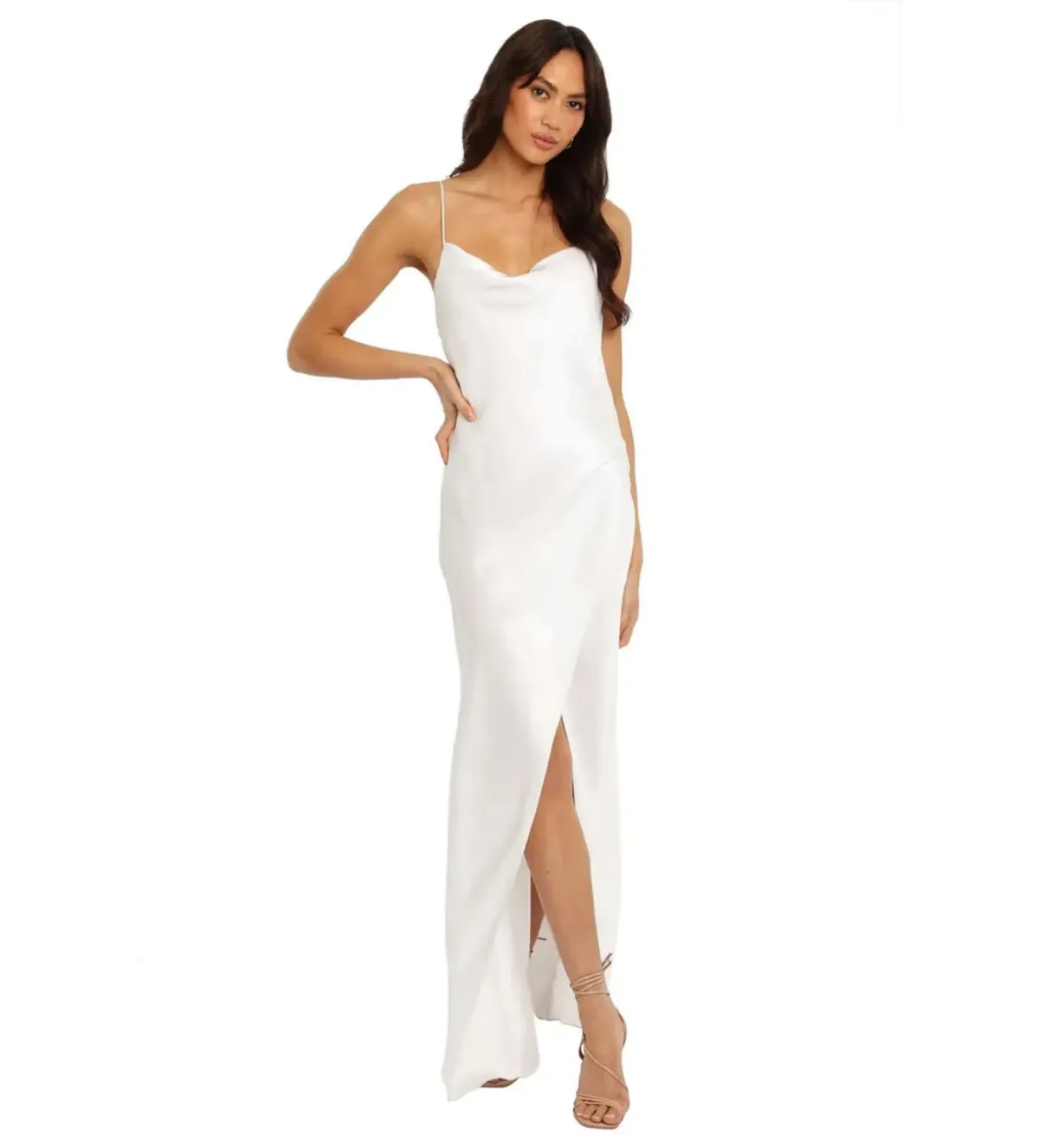 Camilla And Marc Bowery Slip Dress White Size 6 for rent on The Volte - main image