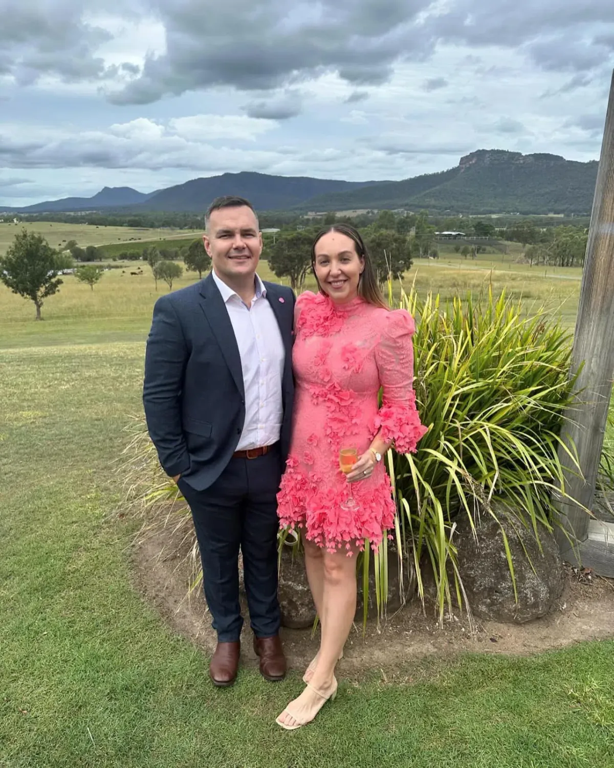 Zimmermann High Tide Lace Mini Dress in Guava Size 3 / AU 14 - Image 1