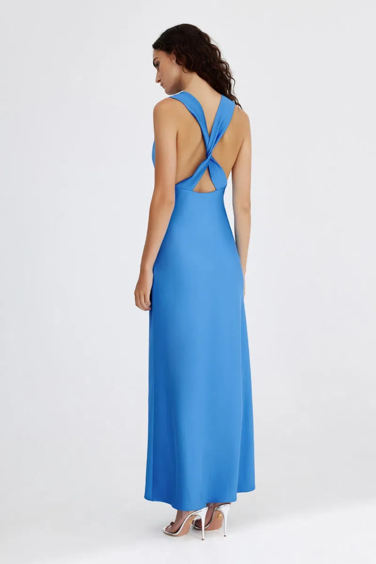 Significant Other Lara Backless Dress Azure Blue Size 10 - Image 2