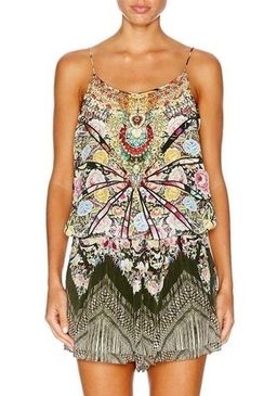 Camilla Flamenco Sweep Playsuit Print Size 1 for rent on The Volte - image 2