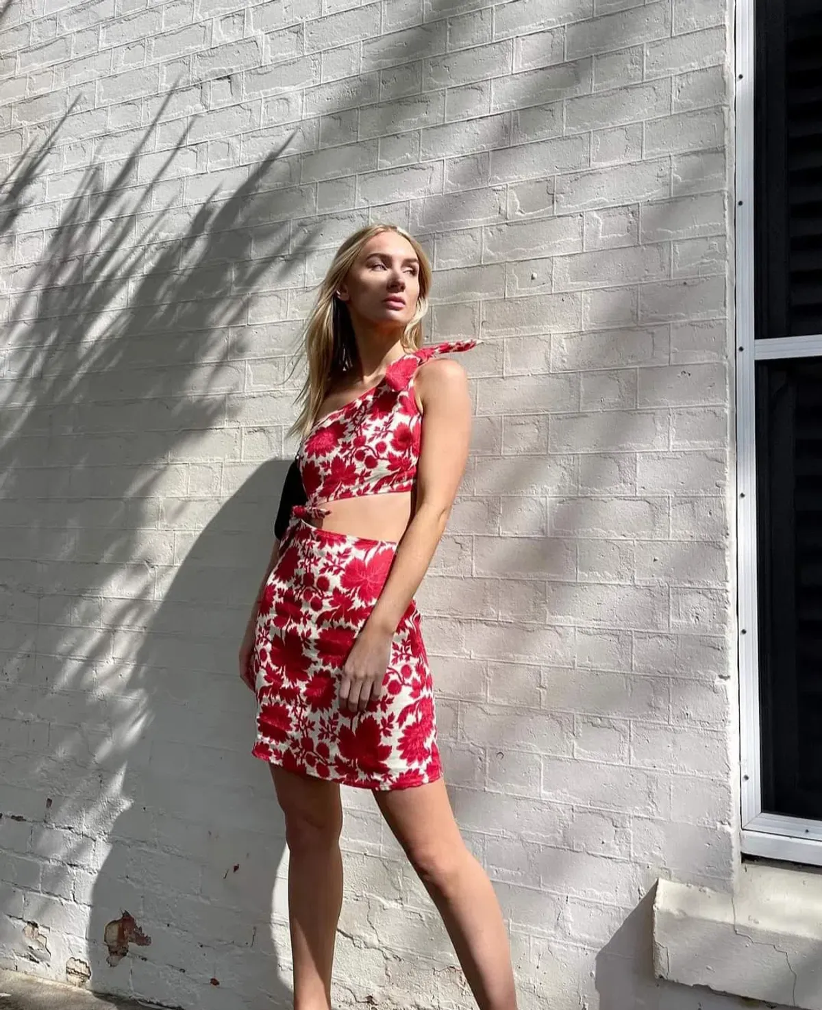 Sir The Label Cinta Cut Out Mini Dress Valentina Floral Print Size 2 / AU 10 - Image 1