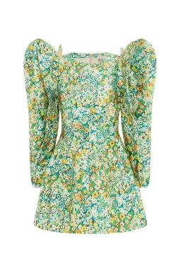 Alemais Francis Petal Mini Dress Floral Size 10 for rent on The Volte - image 2