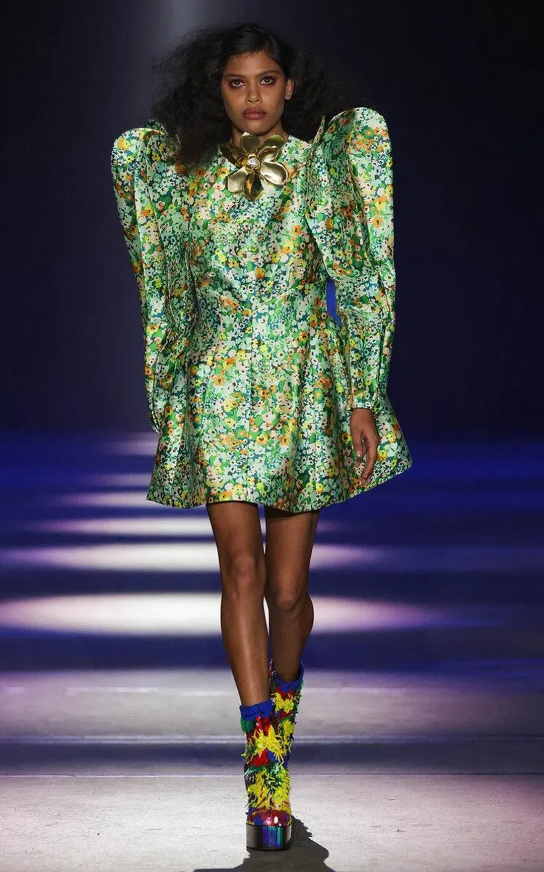 Alemais Francis Petal Mini Dress Floral Size 10 for rent on The Volte - main image