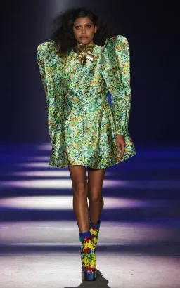 Alemais Francis Petal Mini Dress Floral Size 10 for rent on The Volte - image 1