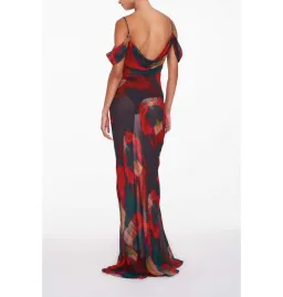 Rat & Boa Adriana Dress in Abstract Floral Print Size Small / AU 8 for rent on The Volte - image 3