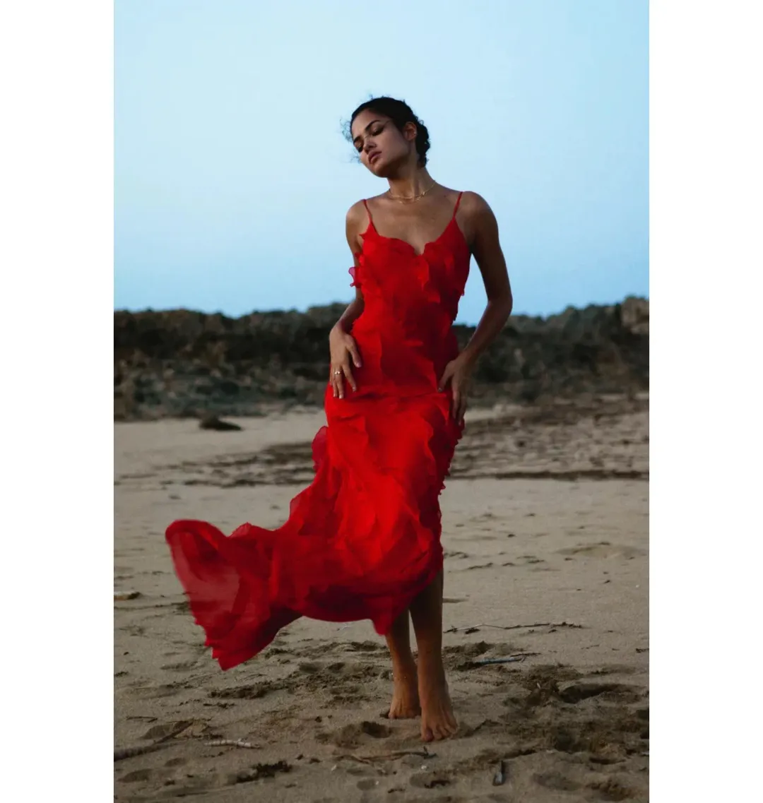 Rat & Boa Cecelia Dress Red Size M / AU 10 for rent on The Volte - main image