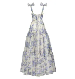 Milla Milla Hydrangea Tender Floral Maxi Tie-strap Dress Size Small / AU 8 for rent on The Volte - image 5