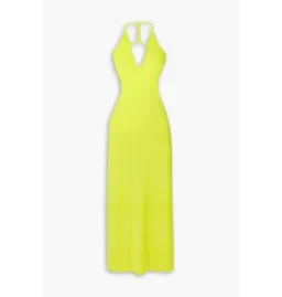 Dion Lee Rope-trimmed Open-back Cady Midi Dress in Yellow Size AU 6 for rent on The Volte - image 5