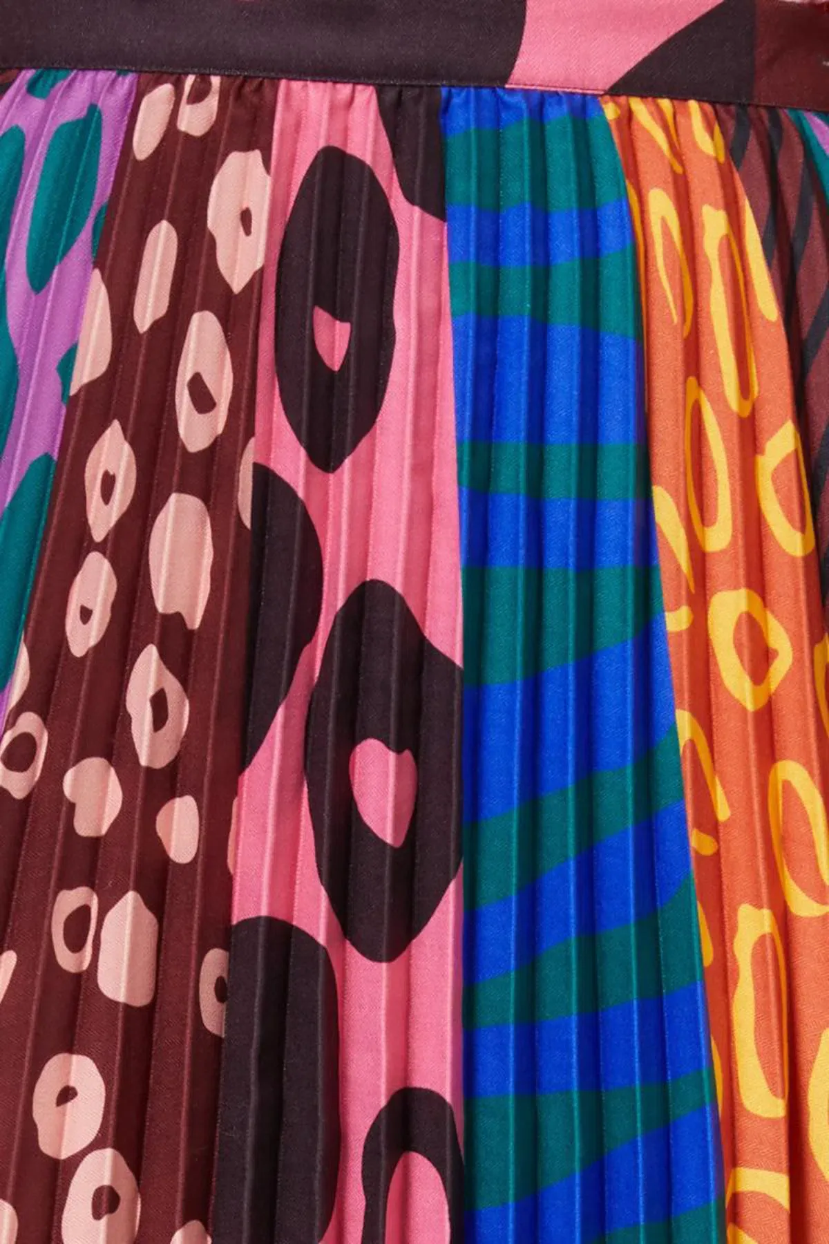 GORMAN Walk It Pleated Skirt multicolour size 6 - Image 5