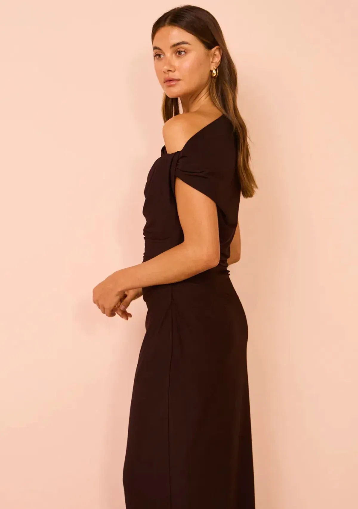 Camilla and Marc Annalise Dress Chocolate Brown Size 10 - Image 5