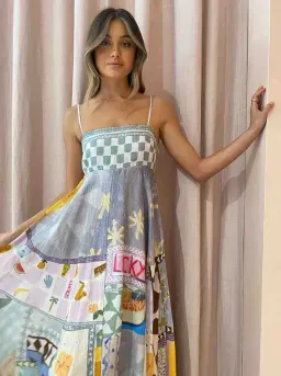 Alemais Emma Gale Sundress Multi Size 12 for rent on The Volte - image 2