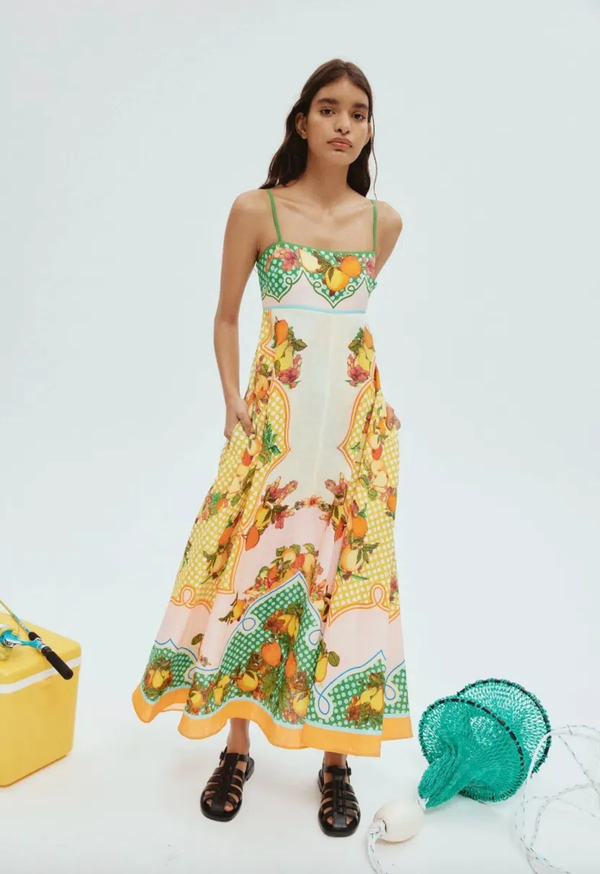 Alemais Lemonis Sundress Multi Size 16 - Image 4