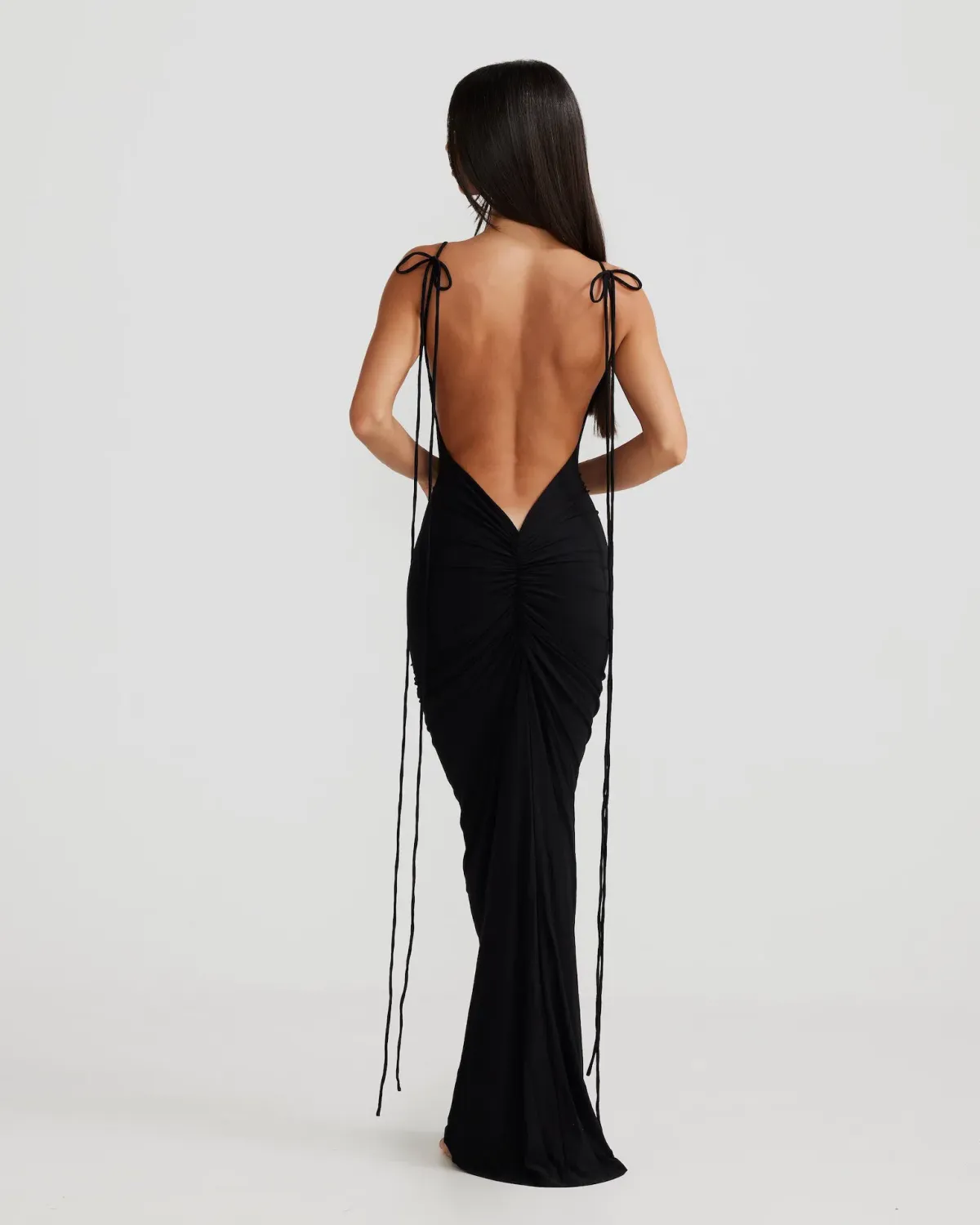 Melani The Label Gia Gown Black Size 6 - Image 3